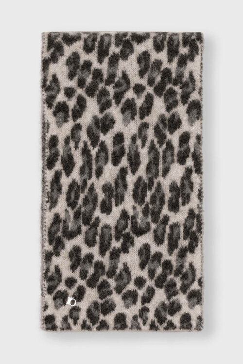 10Days Luipaard gebreide sjaal met luipaardprint