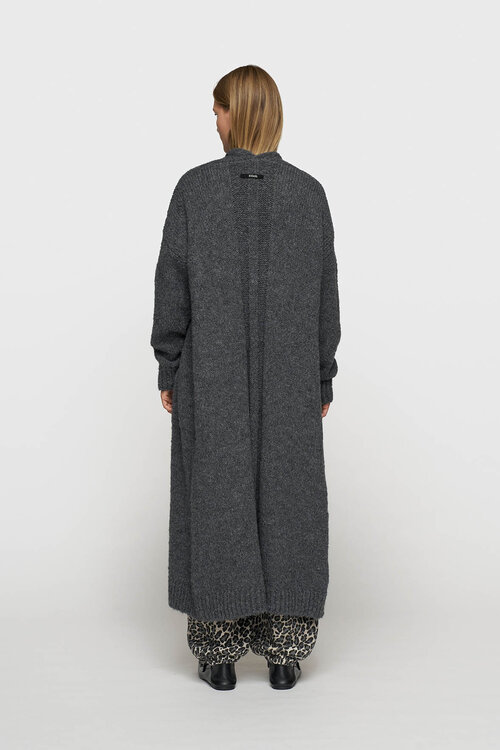 10Days Antra Melee lange gebreide vest cardigan