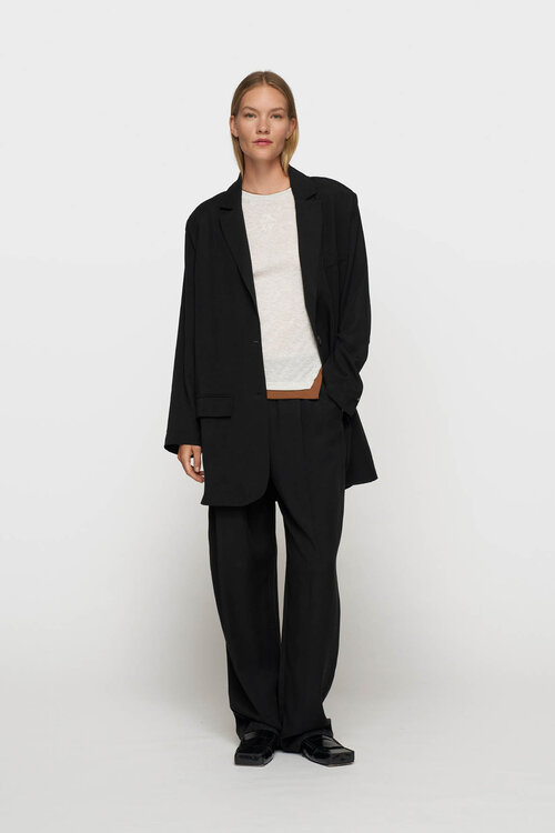 10Days Ribgebreide longsleeve in zacht wit