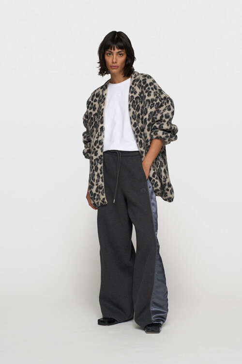 10Days Gebreid vest met luipaardprint