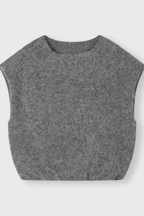 10Days Antra Melee ballonvormige gebreide top met harig effect