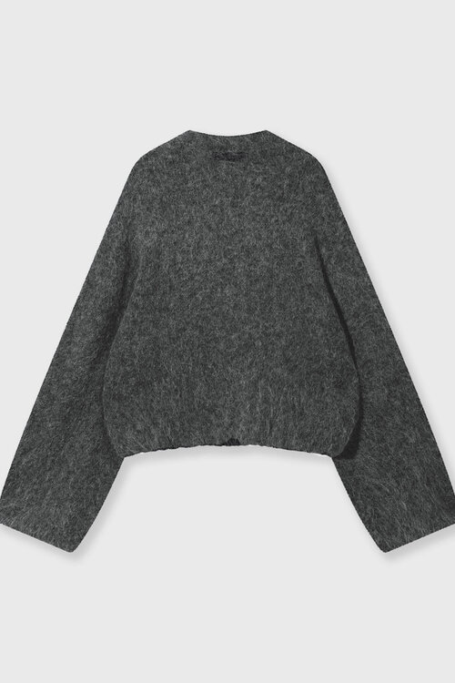 10Days Antra Melee gebreide bomber met puffy hairy textuur