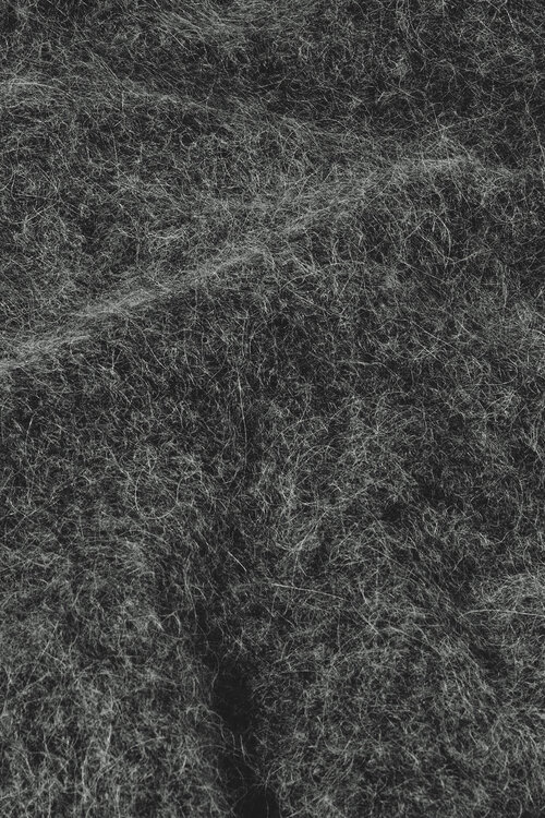 10Days Antra Melee gebreide bomber met puffy hairy textuur