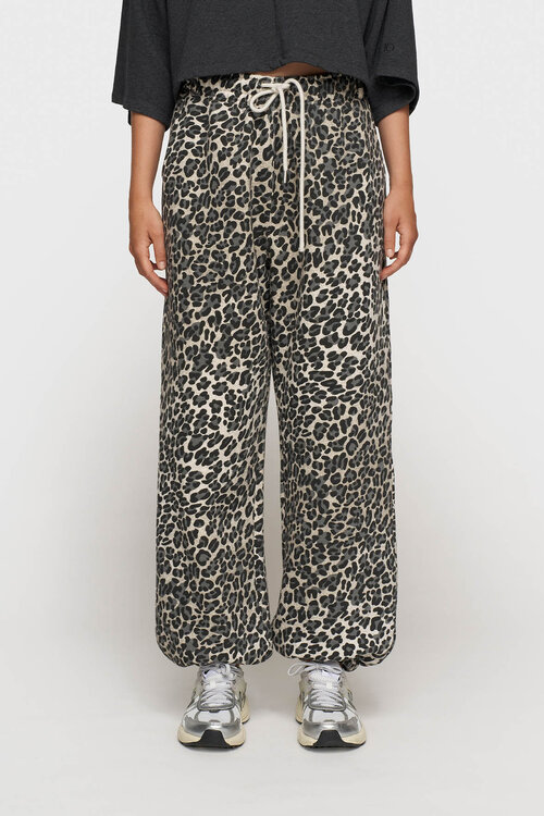 10Days Foam Leopard Bar jogger in luipaardprint