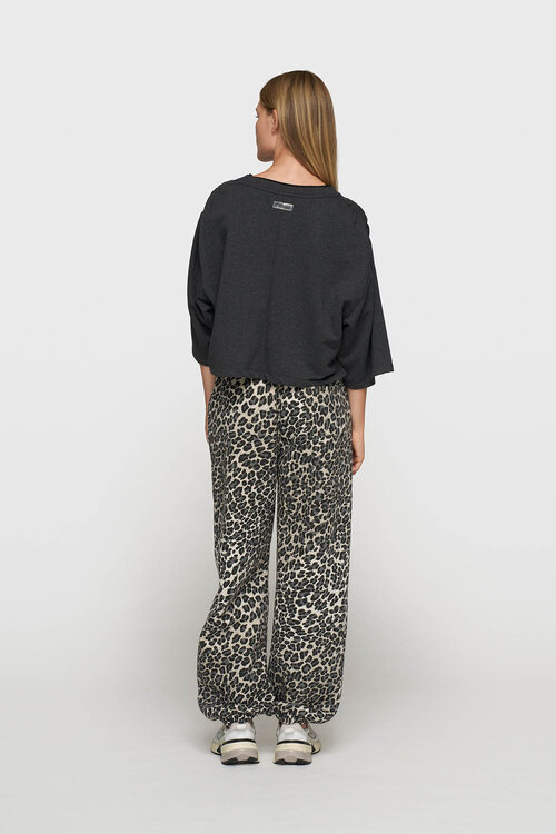 10Days Foam Leopard Bar jogger in luipaardprint
