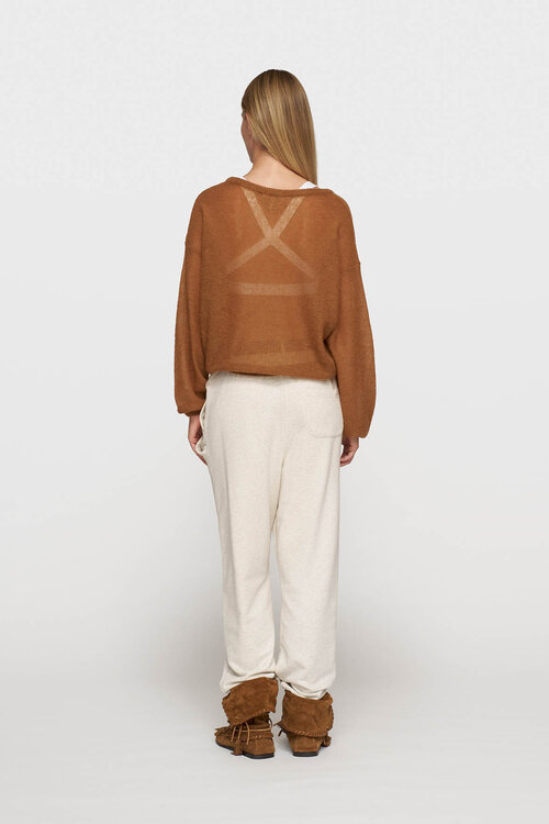 10Days Camel dun gebreide trui