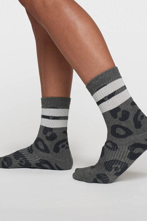 10Days Antra Melee sokken met luipaardprint
