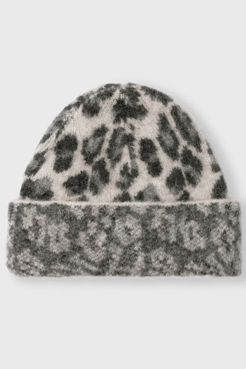 10Days Luipaard gebreide muts met luipaardprint