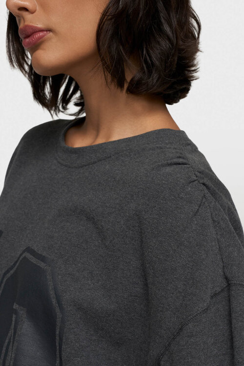 10Days Antra Melee midi-jurk met plooien