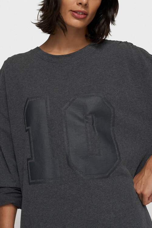 10Days Antra Melee midi-jurk met plooien