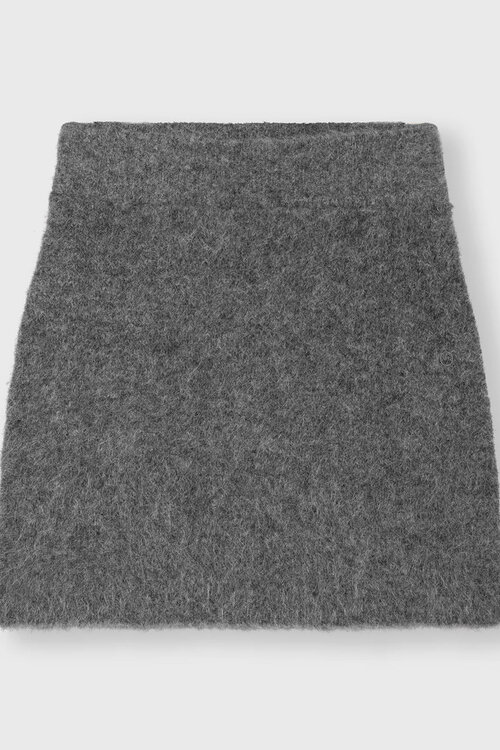 10Days Antra Melee mini rok van harige knit