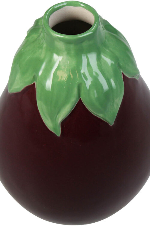 VAND. Lifestyle Paarse Vaas in de kleur Eggplant