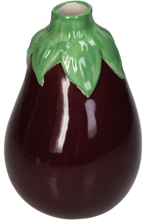 VAND. Lifestyle Paarse Vaas in de kleur Eggplant
