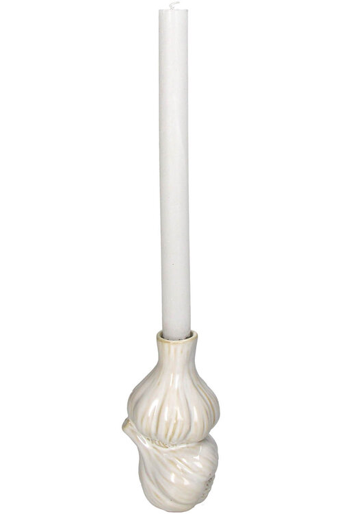 VAND. Lifestyle Witte kaarsenhouder Knoflook