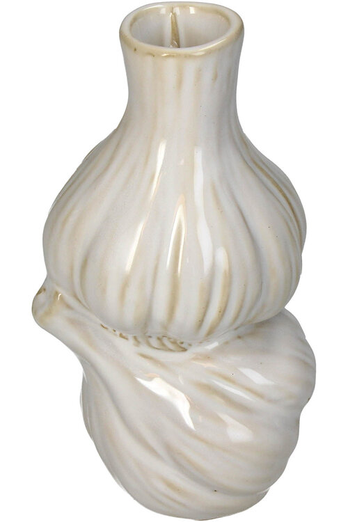 VAND. Lifestyle Witte kaarsenhouder Knoflook