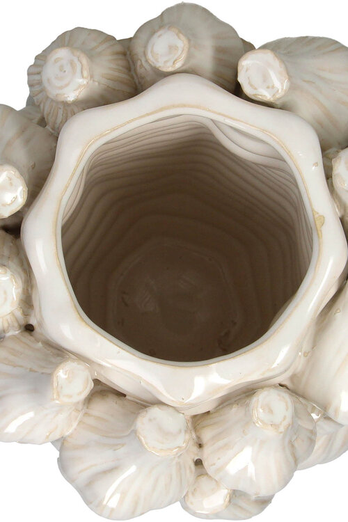 VAND. Lifestyle Witte Vaas Planter Knoflook