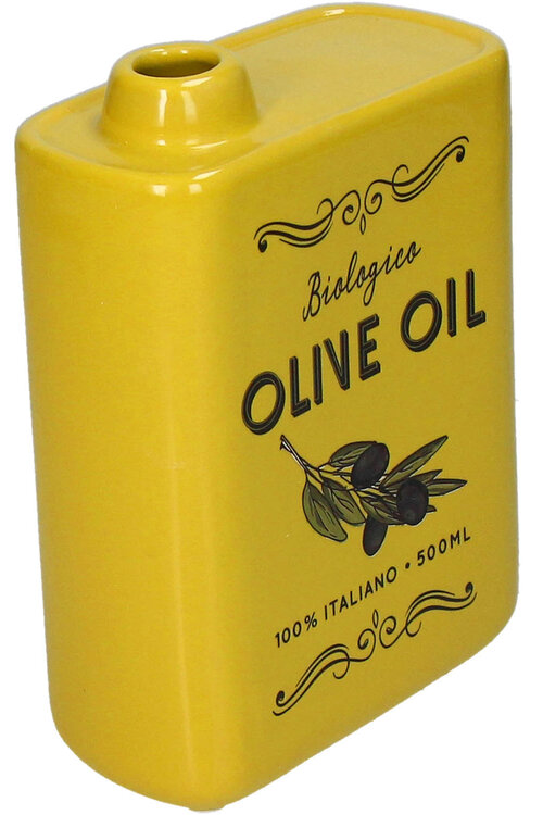 VAND. Lifestyle Olijfkleurige Gele Vaas