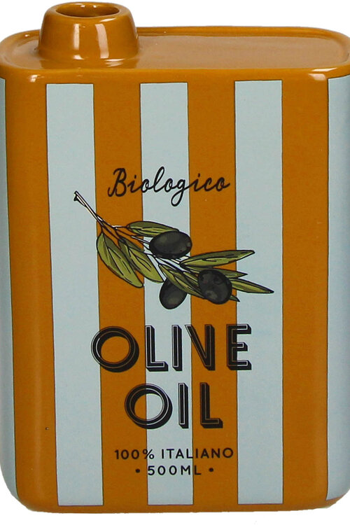 VAND. Lifestyle Vaas met Olijfolie Strepen in Verschillende Kleuren