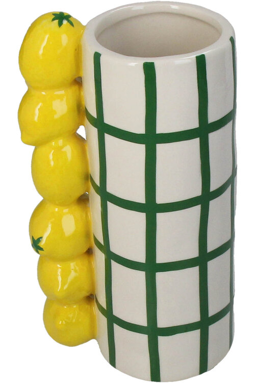 VAND. Lifestyle Gele Vaas Lemon