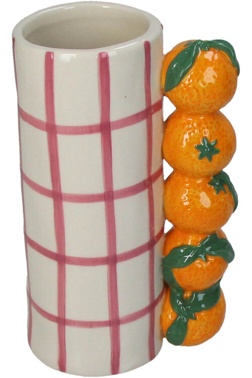 VAND. Lifestyle Mandarijnkleurige Vaas Orange