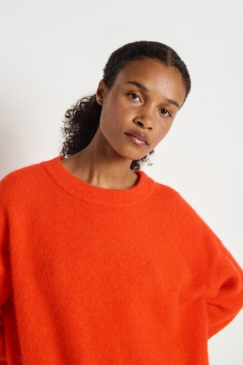 American Vintage Oranje Gebreide Trui