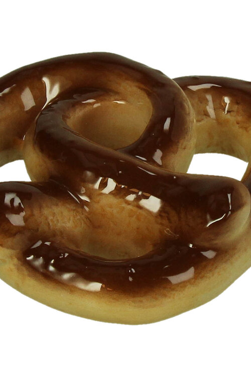 VAND. Lifestyle Kandelaar Pretzel in bruin