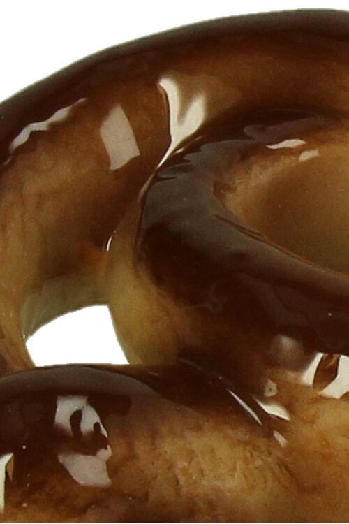 VAND. Lifestyle Kandelaar Pretzel in bruin