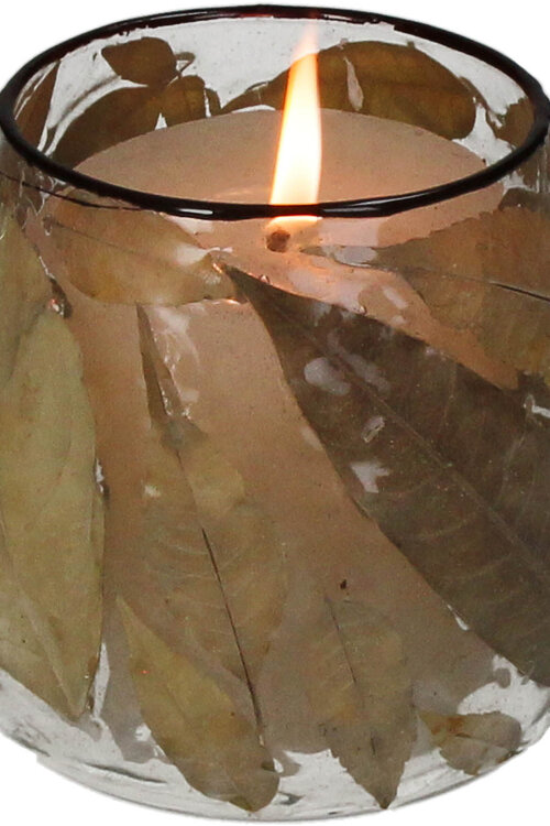 VAND. Lifestyle Groen Windlicht Leaf