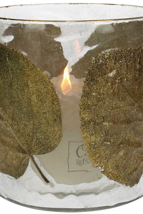 VAND. Lifestyle Groene Windlicht Leaf
