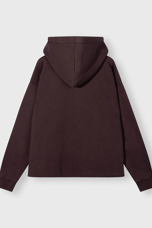 10Days Diep wijnrode statement hoodie embro