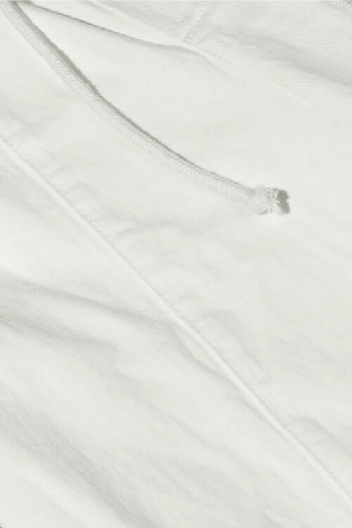 10Days Ecru wijde taps toelopende broek van twill