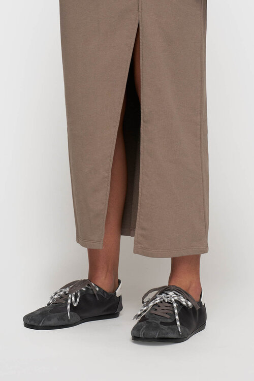 10Days Moonrock Maxi Jurk met Plooien