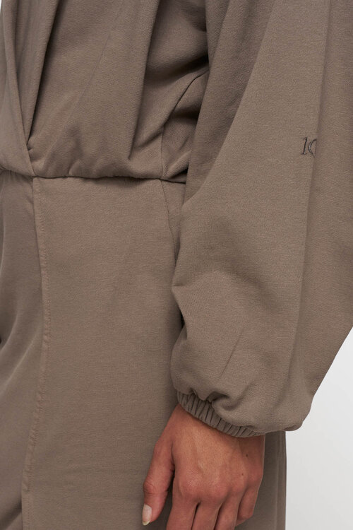 10Days Moonrock Maxi Jurk met Plooien