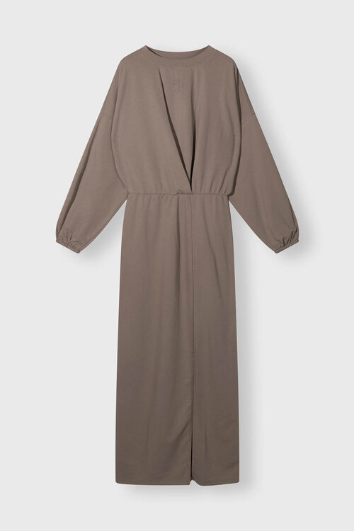 10Days Moonrock Maxi Jurk met Plooien