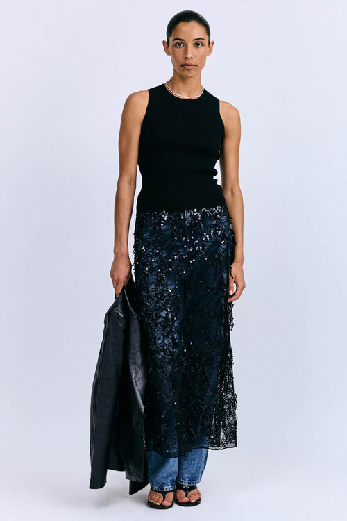 Love Stories Gebreide Top Black Bella