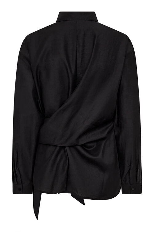 Co'couture Zwarte Idina Blouse met Strik