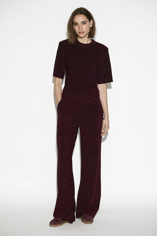 Dante 6 Fantina Lurex Top in Paars