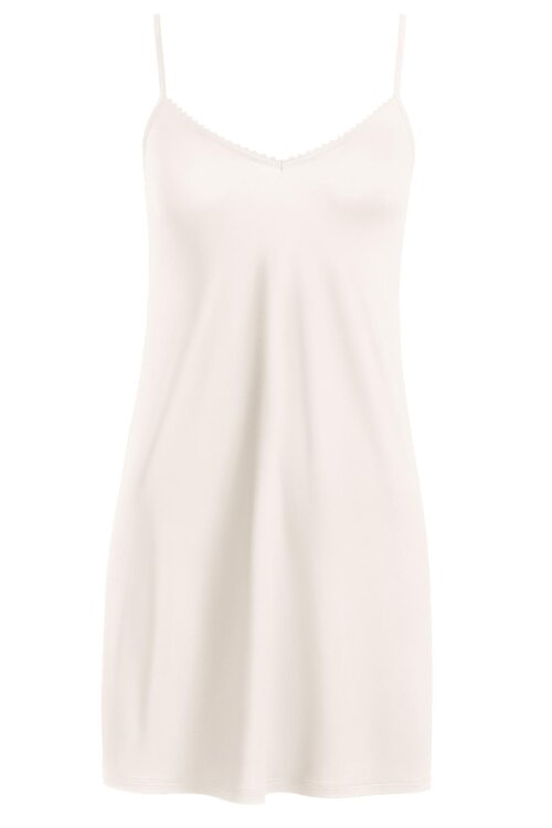 Hanro Off White Satin de Luxe slipdress