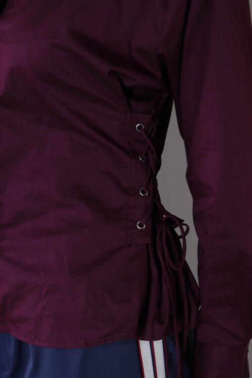 Co'couture Poppy Eyelet Tie Shirt