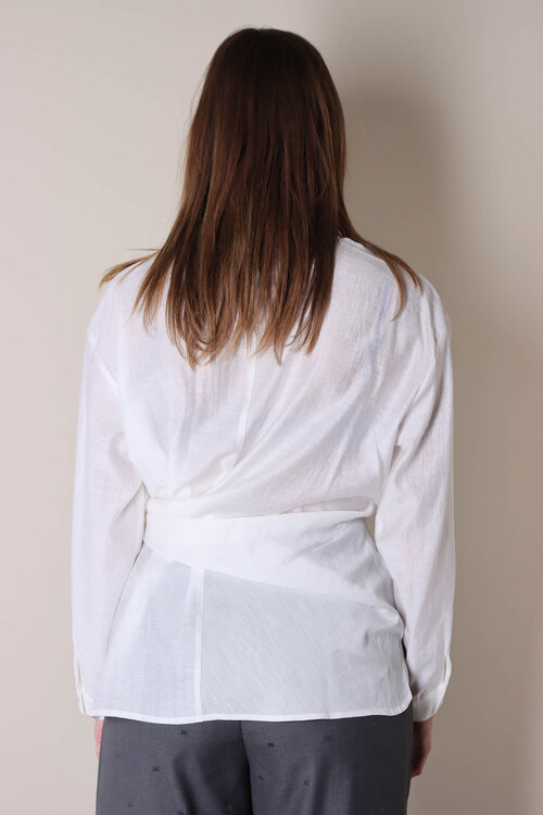 Co'couture Off White Idina Blouse met Strik