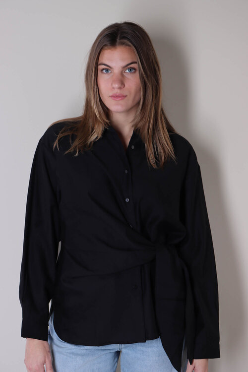 Co'couture Zwarte Idina Blouse met Strik