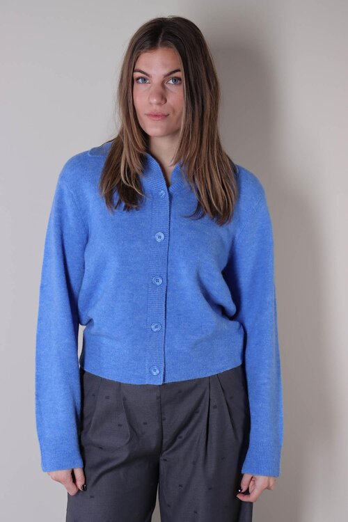 Co'couture Blauwe Benal Kraagvest