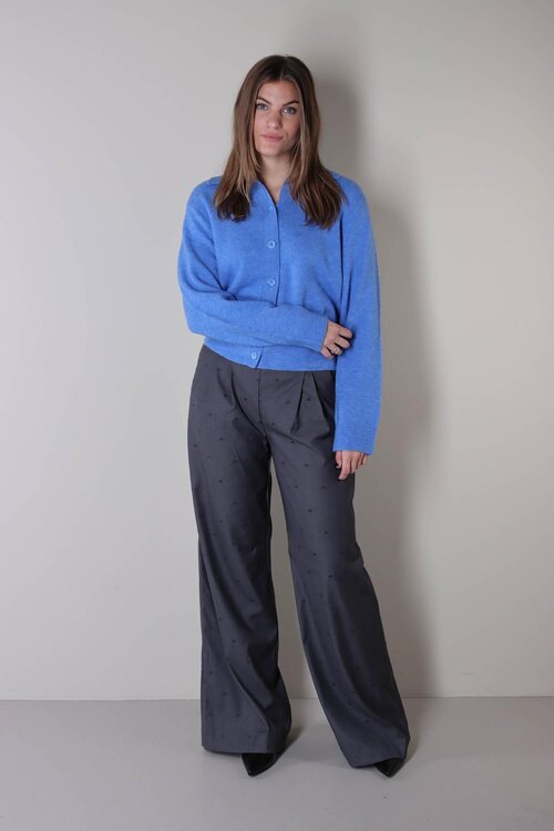 Co'couture Blauwe Benal Kraagvest