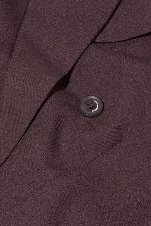 10Days Diep wijnrode blazer met een trotse uitstraling