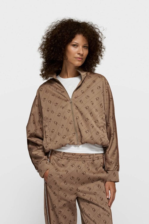 10Days Fudge track jacket met monogram