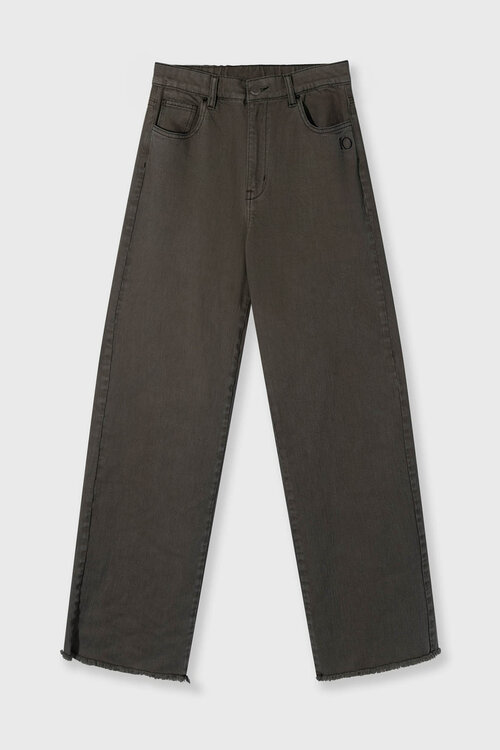 10Days Donker truffel jog twill broek