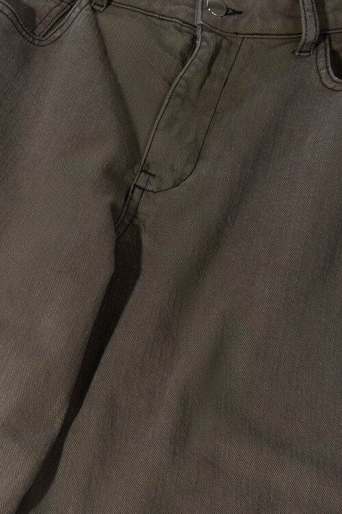 10Days Donker truffel jog twill broek