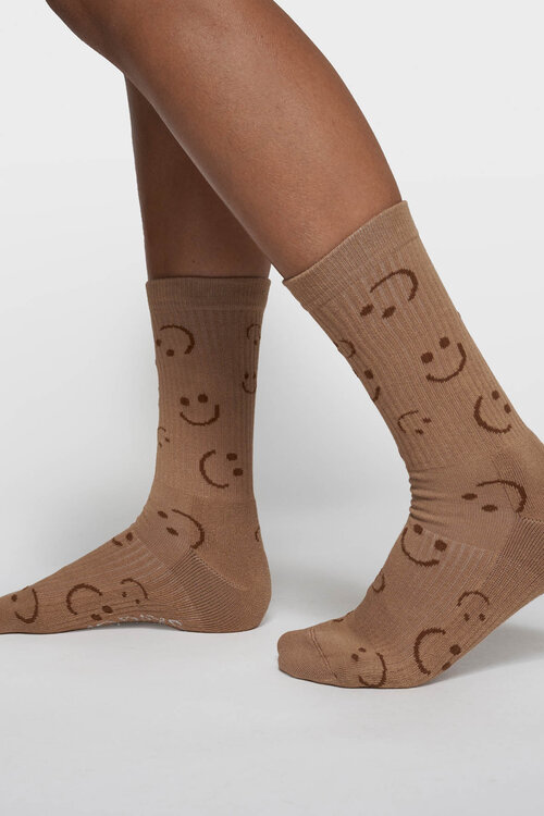 10Days Fudge sokken met een vrolijk all-over smiley patroon