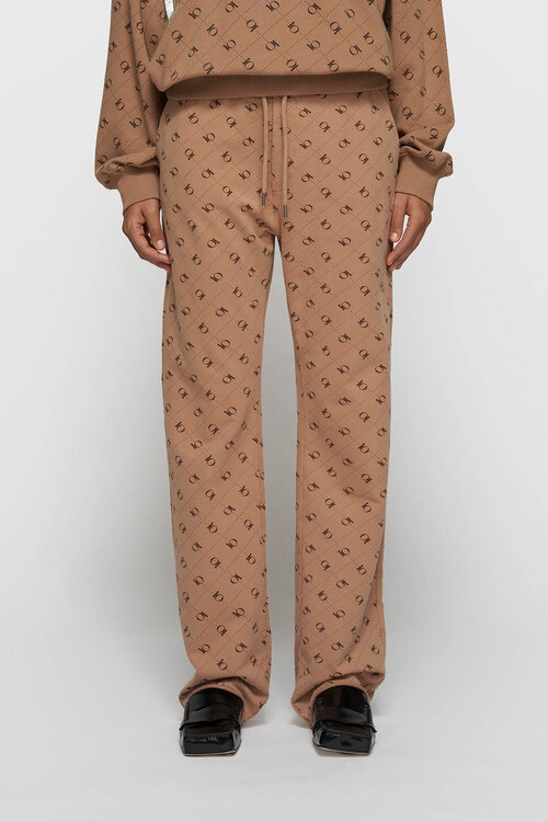 10Days Fudge rechte jogger met monogram