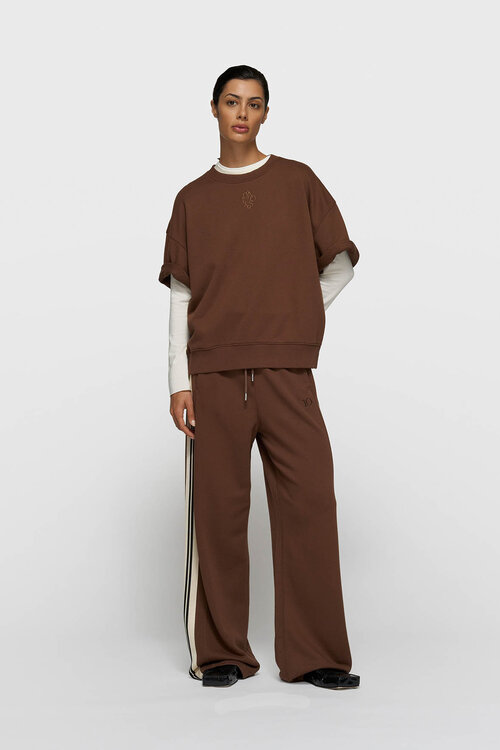 10Days Donker truffel western jogger met tape